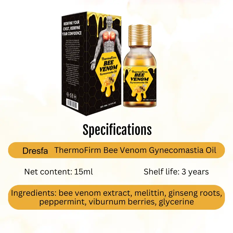 Couriuay™ ThermoFirm Bee Venom Gynecomastia Oil