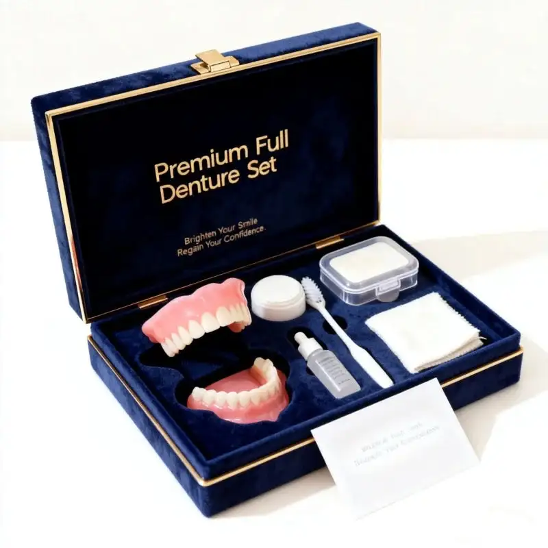 🔥Limited Time 50% OFF: 2nd ltem 60% Off🔥(Affordable Beauty🧏♀️🧏♂️)--Couriuay™ --Advanced Customized Full Denture Set🦷