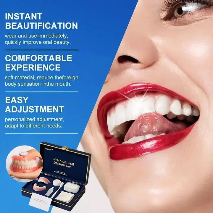 🔥Limited Time 50% OFF: 2nd ltem 60% Off🔥(Affordable Beauty🧏♀️🧏♂️)--Couriuay™ --Advanced Customized Full Denture Set🦷