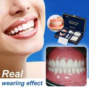 🔥Limited Time 50% OFF: 2nd ltem 60% Off🔥(Affordable Beauty🧏♀️🧏♂️)--Couriuay™ --Advanced Customized Full Denture Set🦷